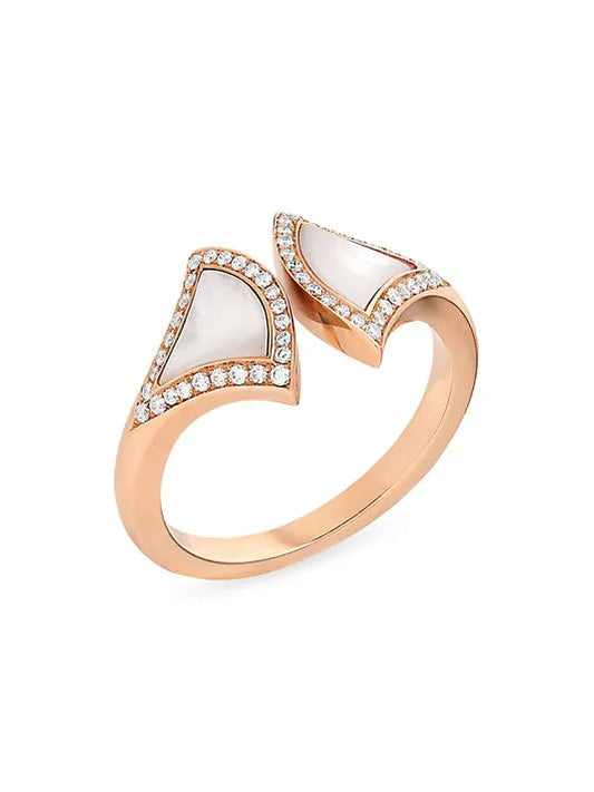 [Marin]DREAM MOP DIAMOND OPEN RING