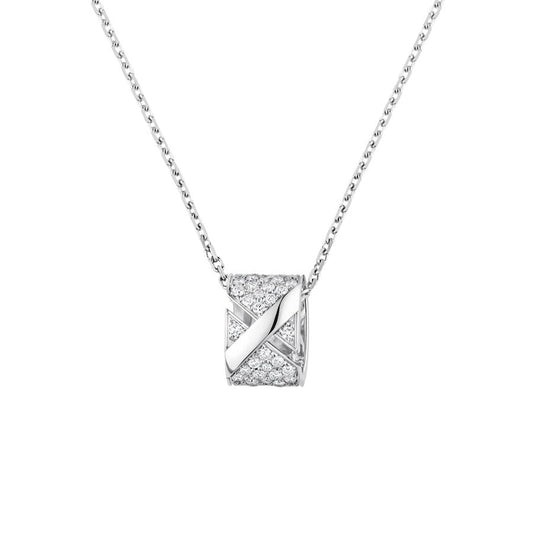 [Marin]LIENS EVIDENCE DIAMOND PAVED NECKLACE