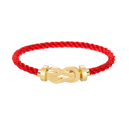 [Marin-Jewelry]CHANCE LARGE 8 FIGURE BUCKLE NO DIAMOND BRACELET GOLD