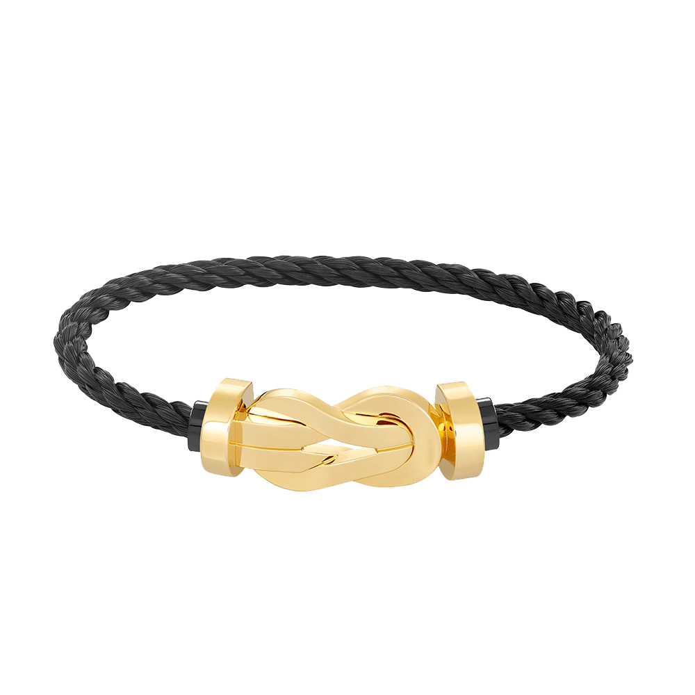 [Marin-Jewelry]CHANCE LARGE 8 FIGURE BUCKLE NO DIAMOND BRACELET GOLD