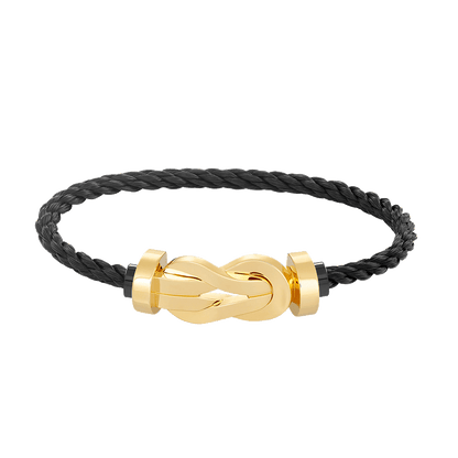 [Marin-Jewelry]CHANCE LARGE 8 FIGURE BUCKLE NO DIAMOND BRACELET GOLD