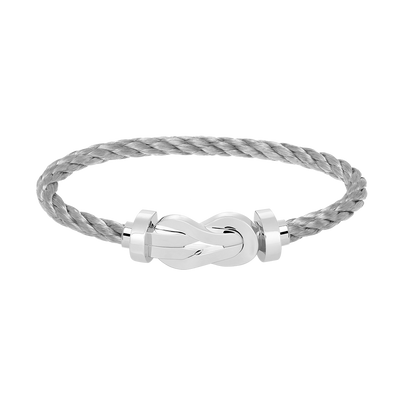[Marin-Jewelry]CHANCE LARGE 8 FIGURE BUCKLE NO DIAMOND BRACELET SILVER