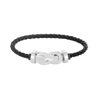 [Marin-Jewelry]CHANCE LARGE 8 FIGURE BUCKLE NO DIAMOND BRACELET SILVER