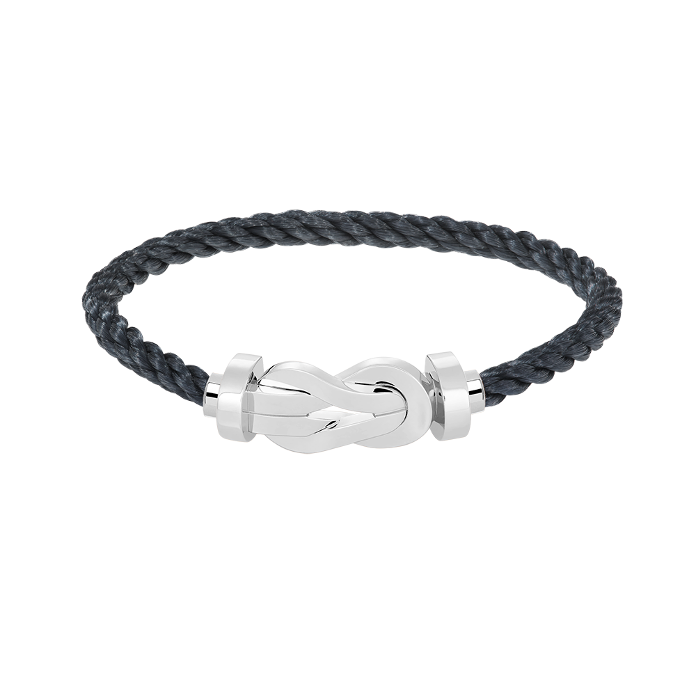[Marin]CHANCE LARGE 8 FIGURE BUCKLE NO DIAMOND BRACELET SILVER