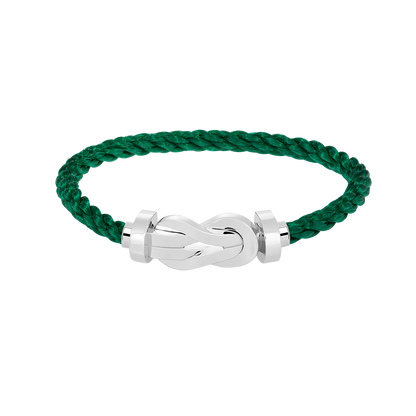 [Marin-Jewelry]CHANCE LARGE 8 FIGURE BUCKLE NO DIAMOND BRACELET SILVER