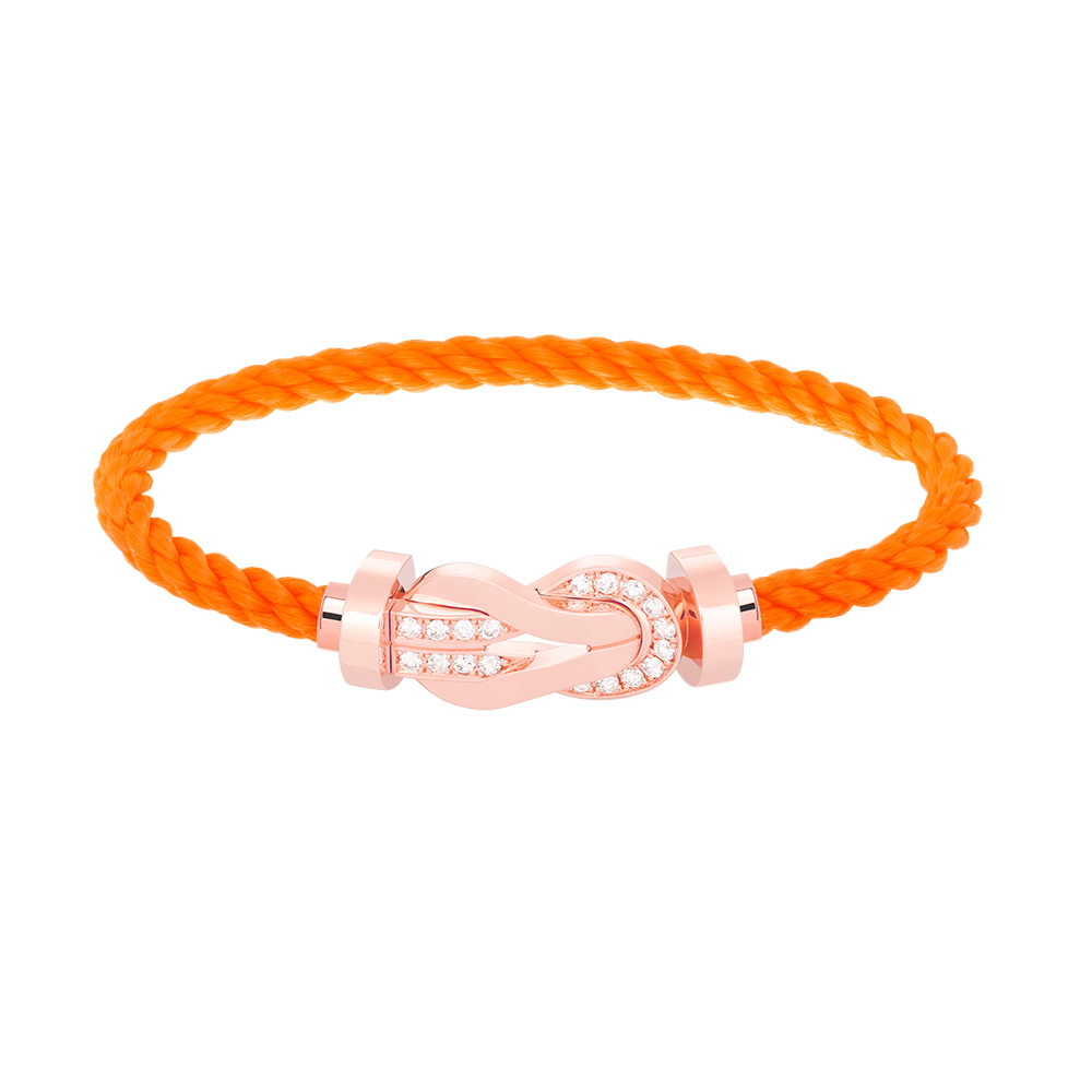 [Marin-Jewelry]CHANCE LARGE 8 FIGURE BUCKLE HALF DIAMOND BRACELET Marin-Jewelry GOLD