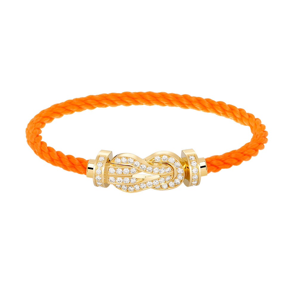 [Marin-Jewelry]CHANCE LARGE 8 FIGURE BUCKLE FULLDIAMOND BRACELET GOLD