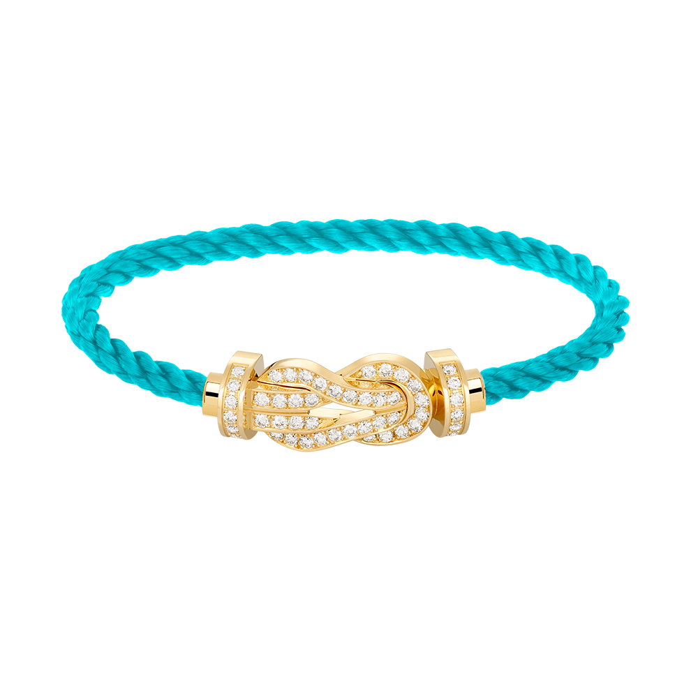 [Marin]CHANCE LARGE 8 FIGURE BUCKLE FULLDIAMOND BRACELET GOLD