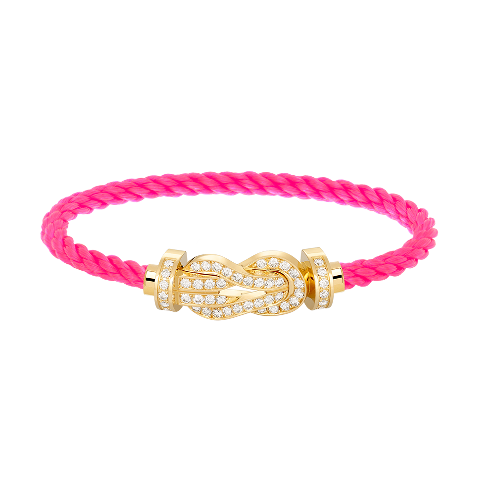 [Marin]CHANCE LARGE 8 FIGURE BUCKLE FULLDIAMOND BRACELET GOLD