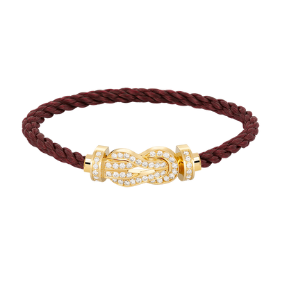 [Marin]CHANCE LARGE 8 FIGURE BUCKLE FULLDIAMOND BRACELET GOLD