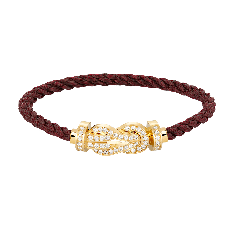 [Marin]CHANCE LARGE 8 FIGURE BUCKLE FULLDIAMOND BRACELET GOLD