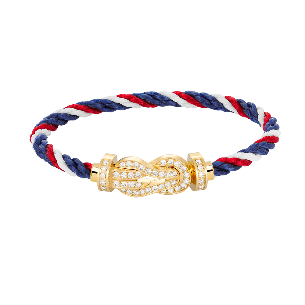 [Marin-Jewelry]CHANCE LARGE 8 FIGURE BUCKLE FULLDIAMOND BRACELET GOLD