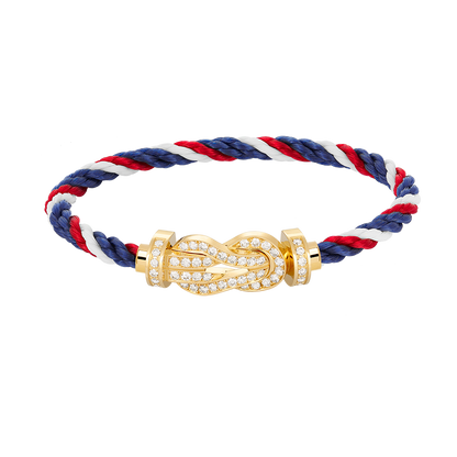 [Marin]CHANCE LARGE 8 FIGURE BUCKLE FULLDIAMOND BRACELET GOLD