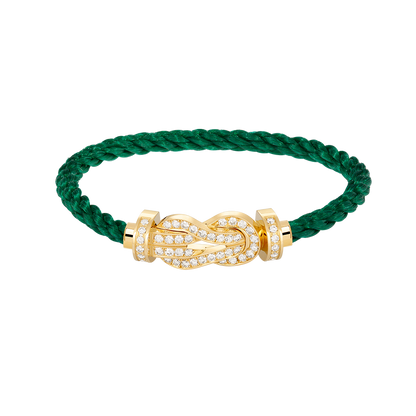 [Marin-Jewelry]CHANCE LARGE 8 FIGURE BUCKLE FULLDIAMOND BRACELET GOLD