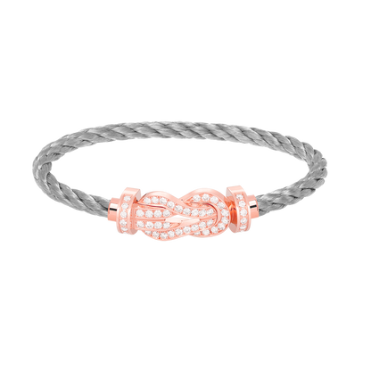[Marin-Jewelry]CHANCE LARGE 8 FIGURE BUCKLE FULL DIAMOND BRACELET Marin-Jewelry GOLD