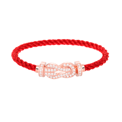 [Marin-Jewelry]CHANCE LARGE 8 FIGURE BUCKLE FULL DIAMOND BRACELET Marin-Jewelry GOLD