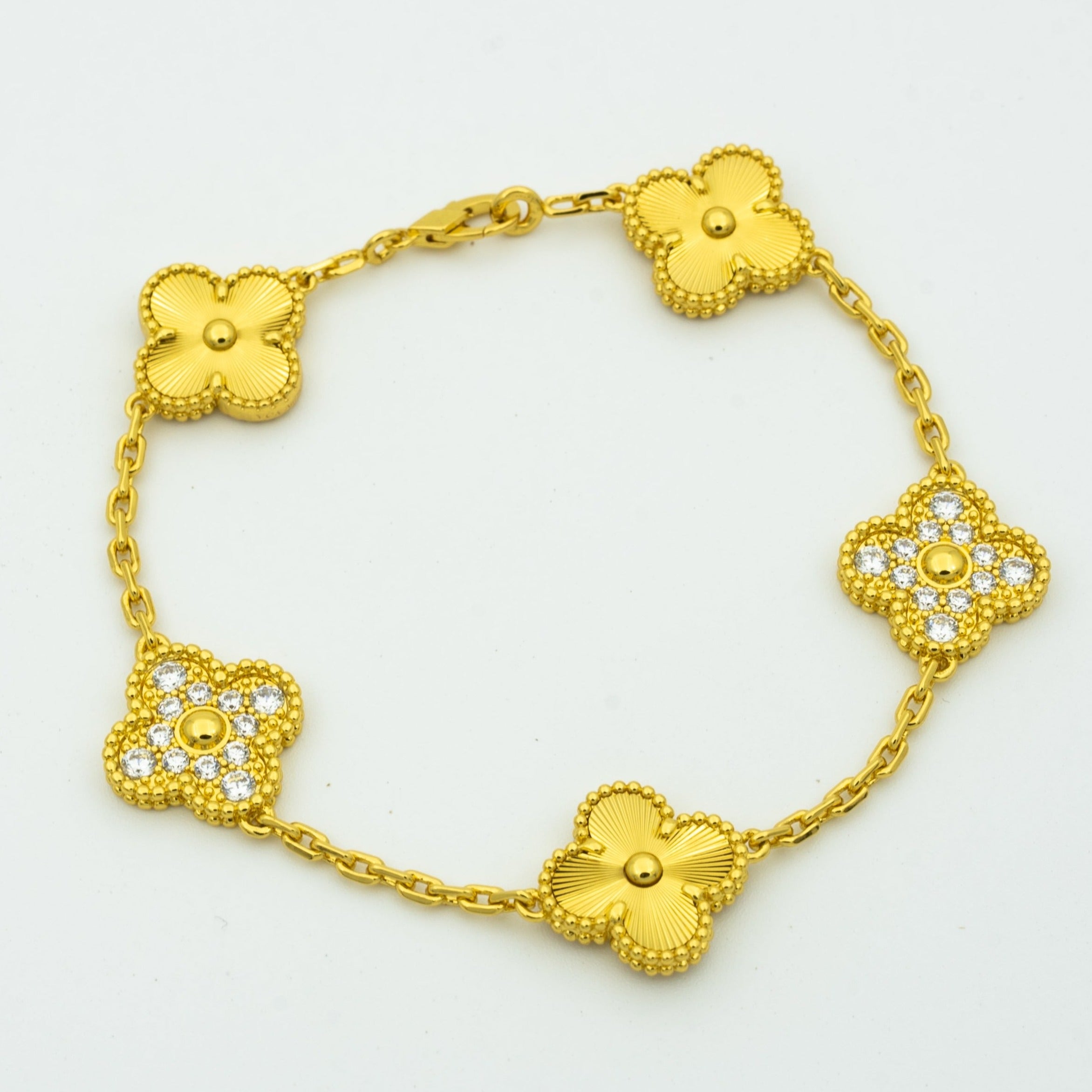 [⭐Shinejoy] CLOVER 5 MOTIF LASER BRACELET COLLECTION