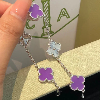 [Marin] CLOVER 5 MOTIF VIOLET BRACELET COLLECTION