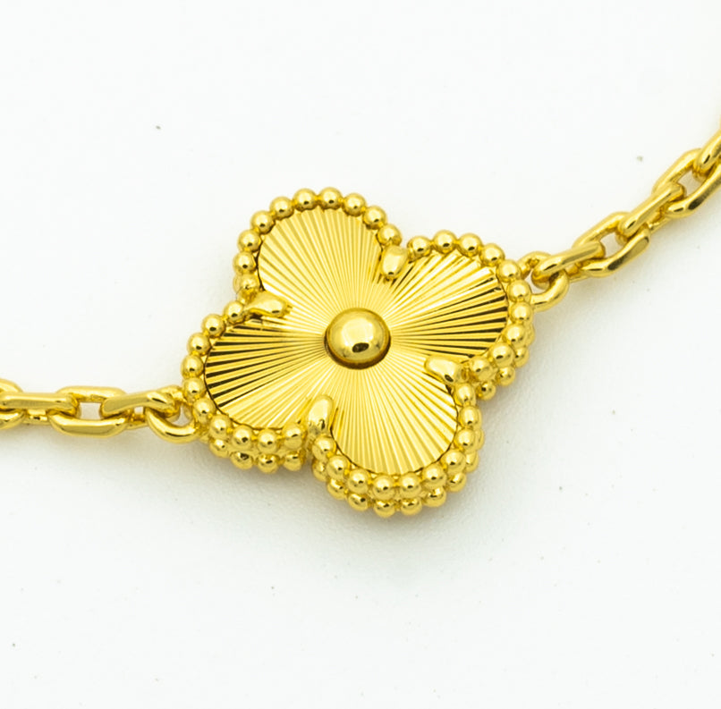 [Marin] CLOVER 5 MOTIF LASER BRACELET COLLECTION