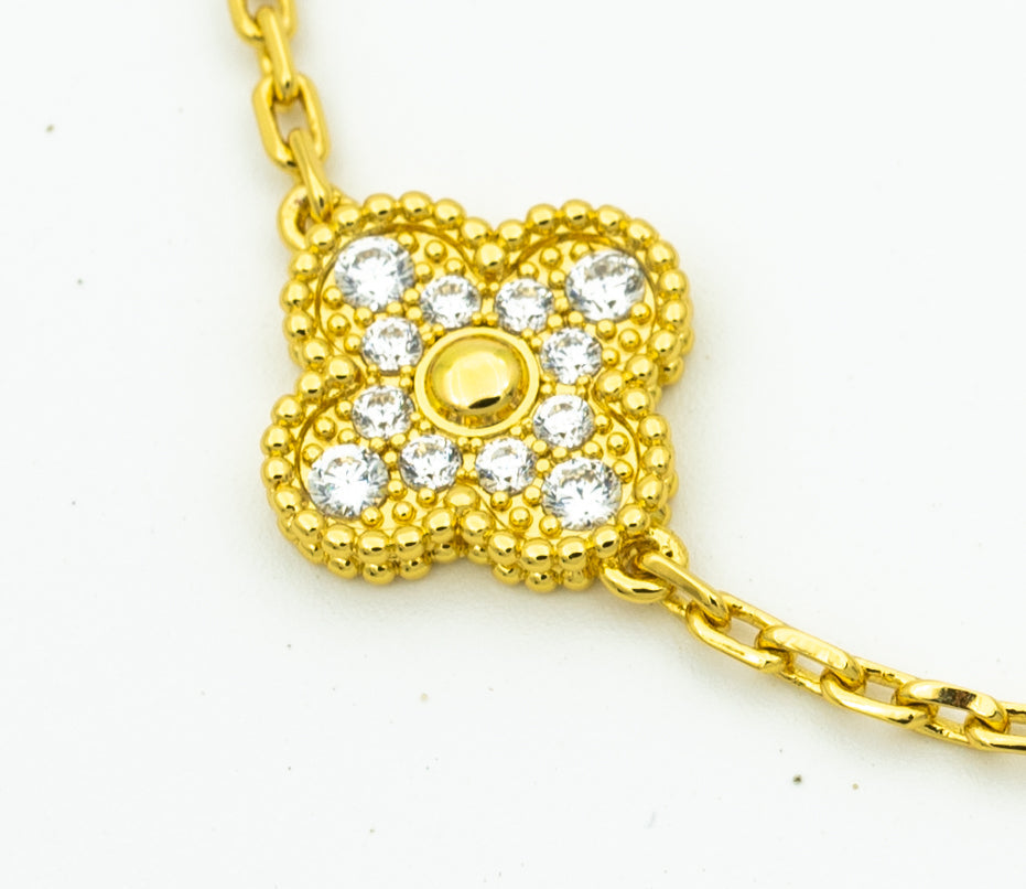 [Marin] CLOVER 5 MOTIF LASER BRACELET COLLECTION