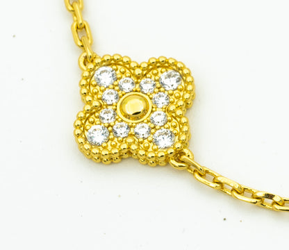 [Marin-Jewelry] CLOVER 5 MOTIF LASER BRACELET COLLECTION