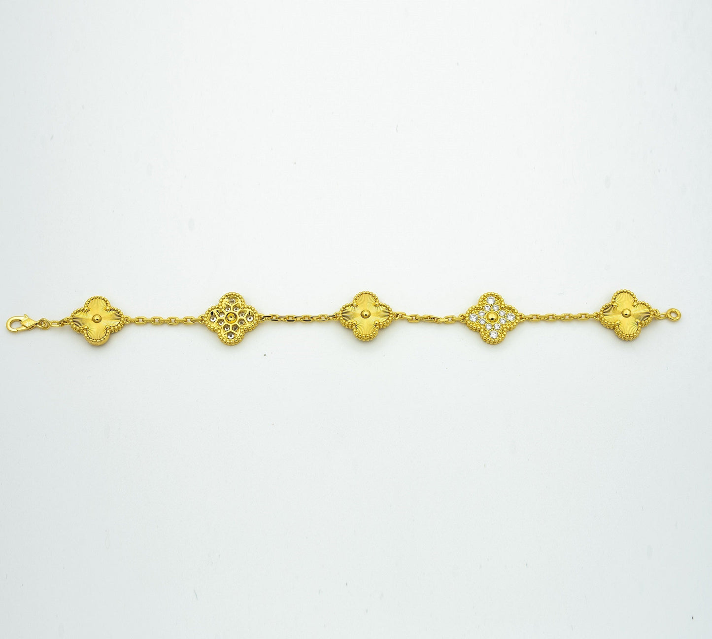 [Marin-Jewelry] CLOVER 5 MOTIF LASER BRACELET COLLECTION