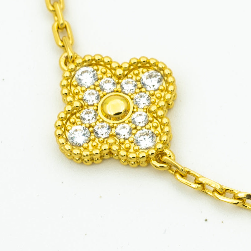 [Marin] CLOVER 5 MOTIF LASER BRACELET COLLECTION