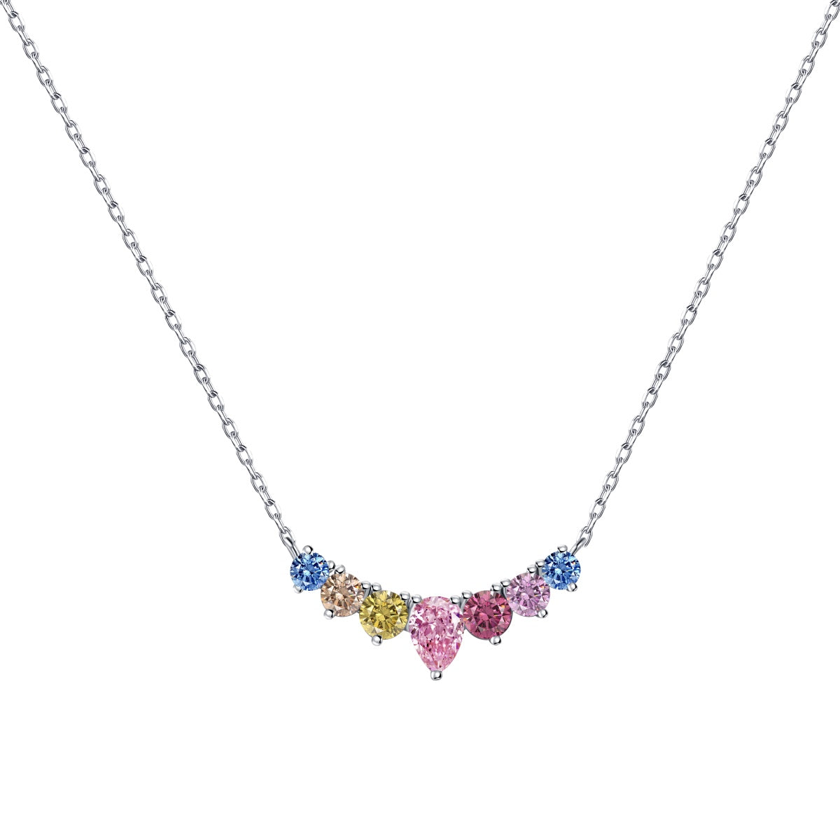 [Marin Jewelry]Dainty Colorful Heart Necklace
