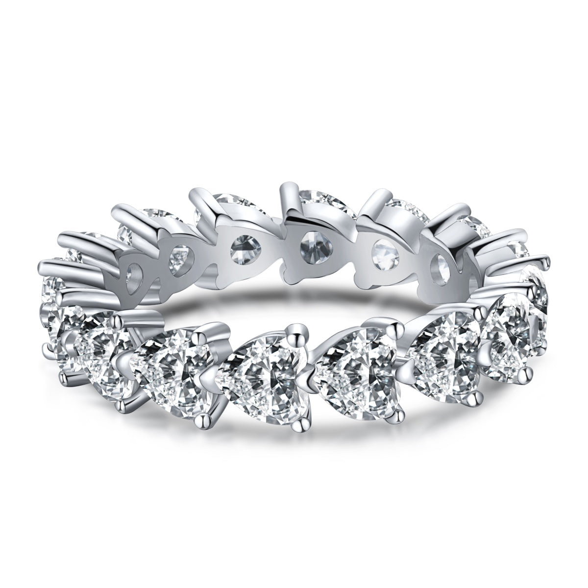 [Marin Jewelry]0.25 Carat Radiant Romance Heart Cut Lover Ring