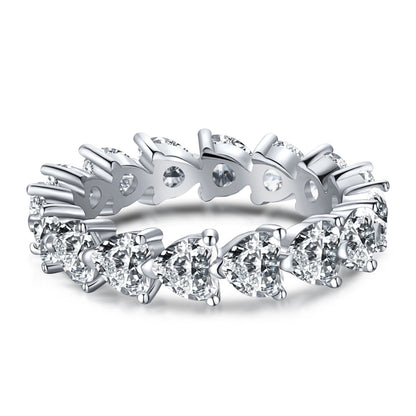 [Marin Jewelry]0.25 Carat Radiant Romance Heart Cut Lover Ring