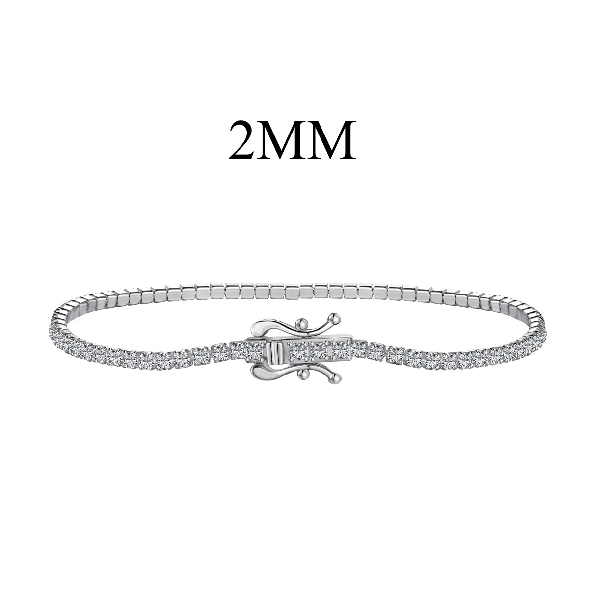 [Marin Jewelry]Radiant Colorful Round Cut Party Bracelet