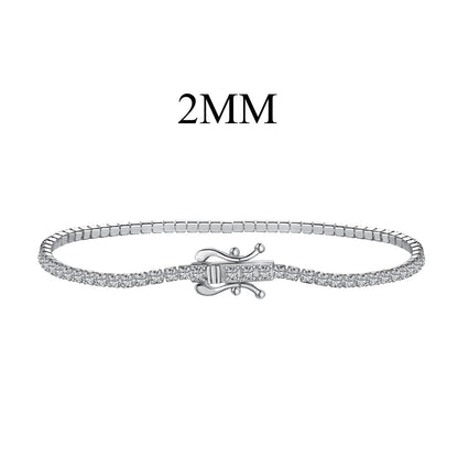 [Marin Jewelry]Radiant Colorful Round Cut Party Bracelet