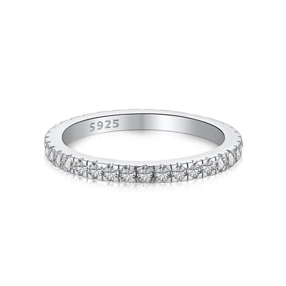 [Marin Jewelry]Delicate Sparkling Round Cut Daily Ring