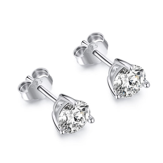 [Marin Jewelry]Dainty Round Shape Earrings