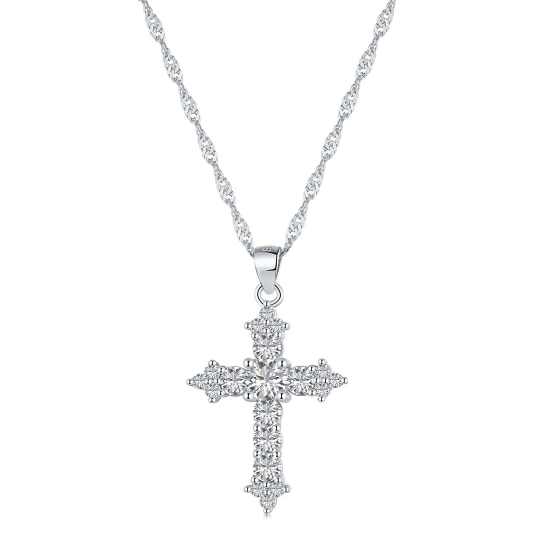 [Marin Jewelry]Delicate Cross Shape Necklace
