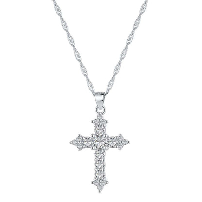 [Marin Jewelry]Delicate Cross Shape Necklace