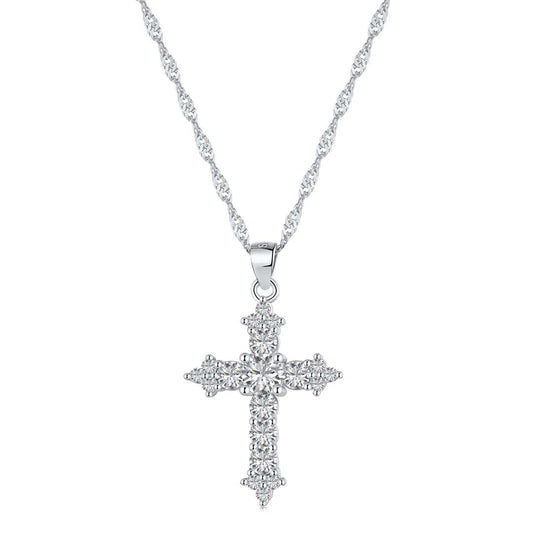 [Marin Jewelry]Delicate Cross Shape Necklace