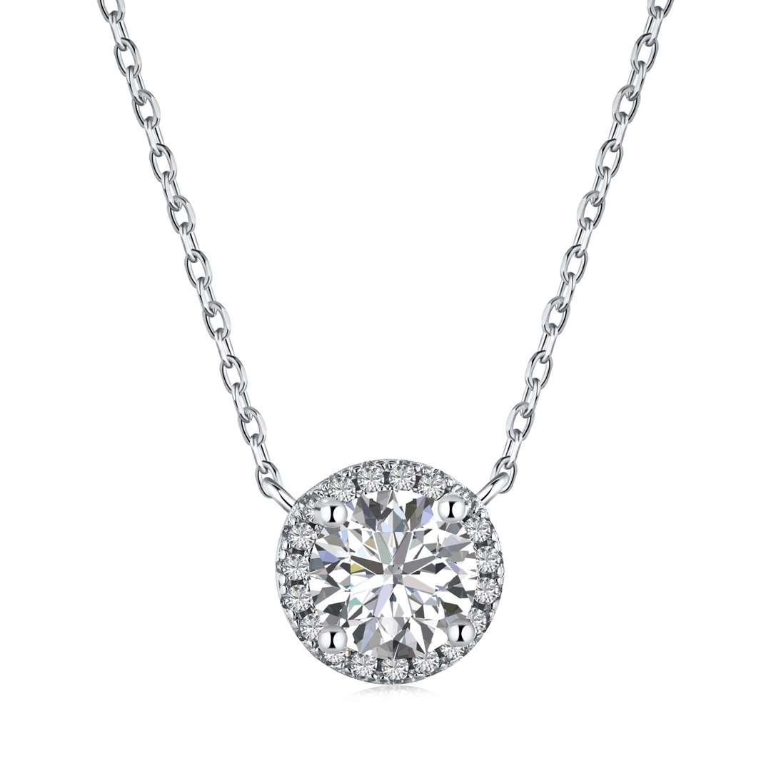 [Marin Jewelry]Luxurious Round Cut Necklace