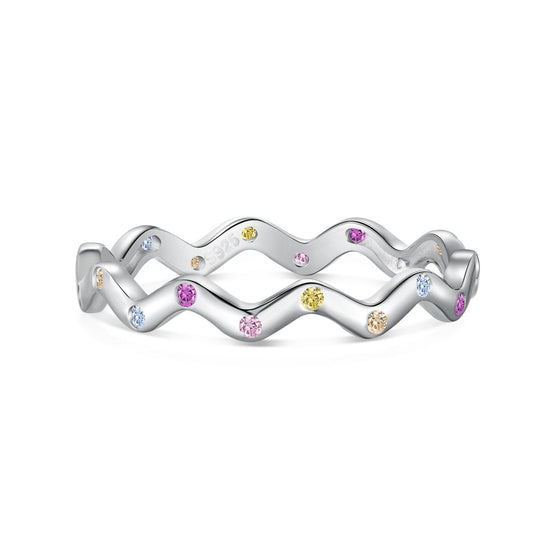 [Marin Jewelry]Ornate Vibrant Round Cut Daily Ring