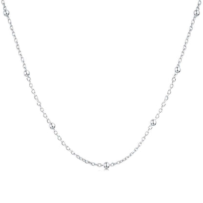 [Marin Jewelry]Small Bead Clavicle Chain Simple Necklace