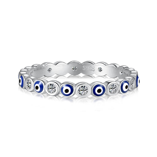 [Marin Jewelry]Sparkling Vibrant Round Shape Daily Ring