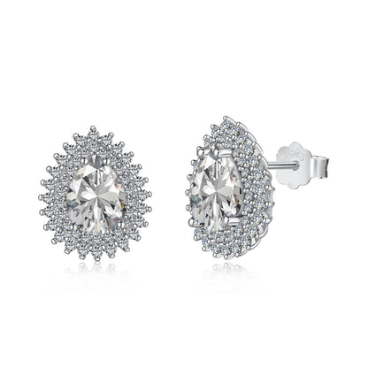 [Marin Jewelry]Delicate Gorgeous Pear Cut Daily Earrings