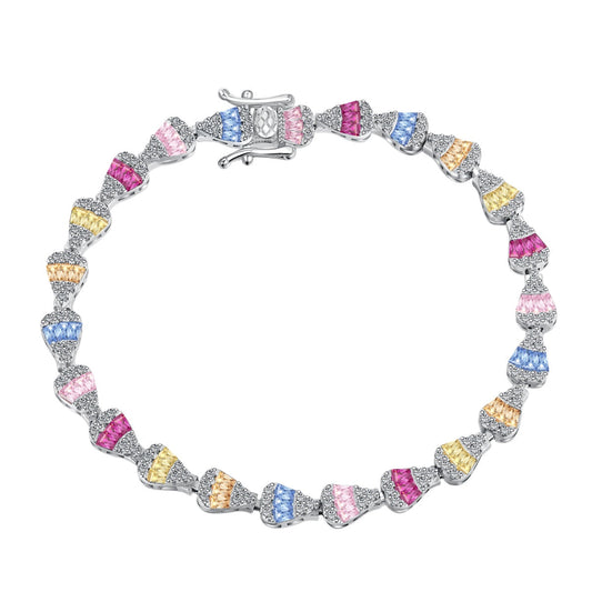 [Marin Jewelry]Radiant Water Drop Shape Daily Bracelet