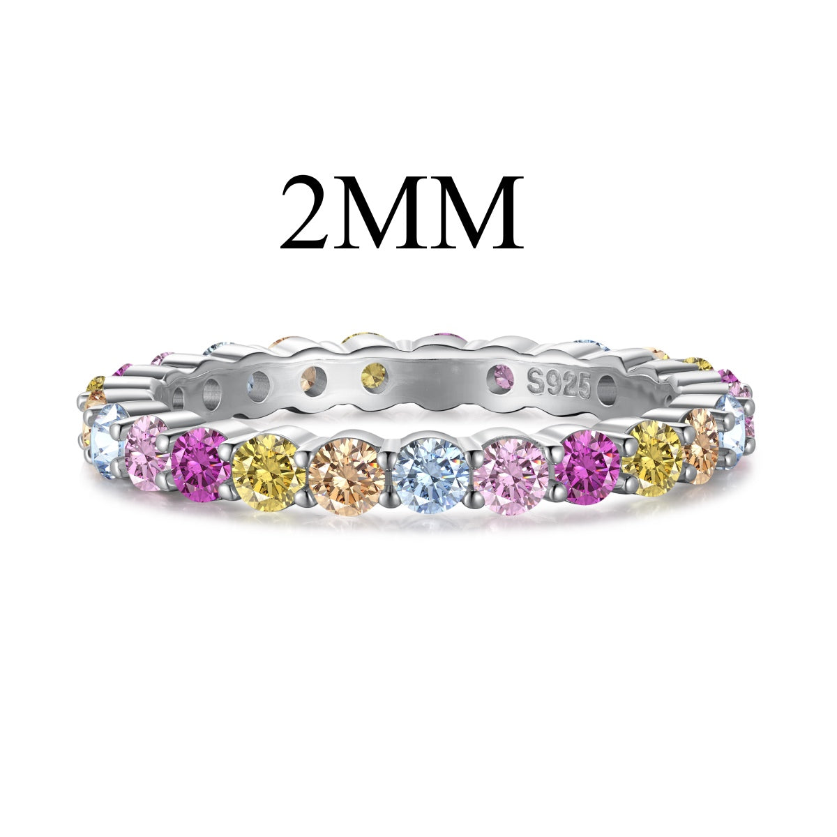 [Marin Jewelry]Elegant Vivid Round Cut Daily Ring
