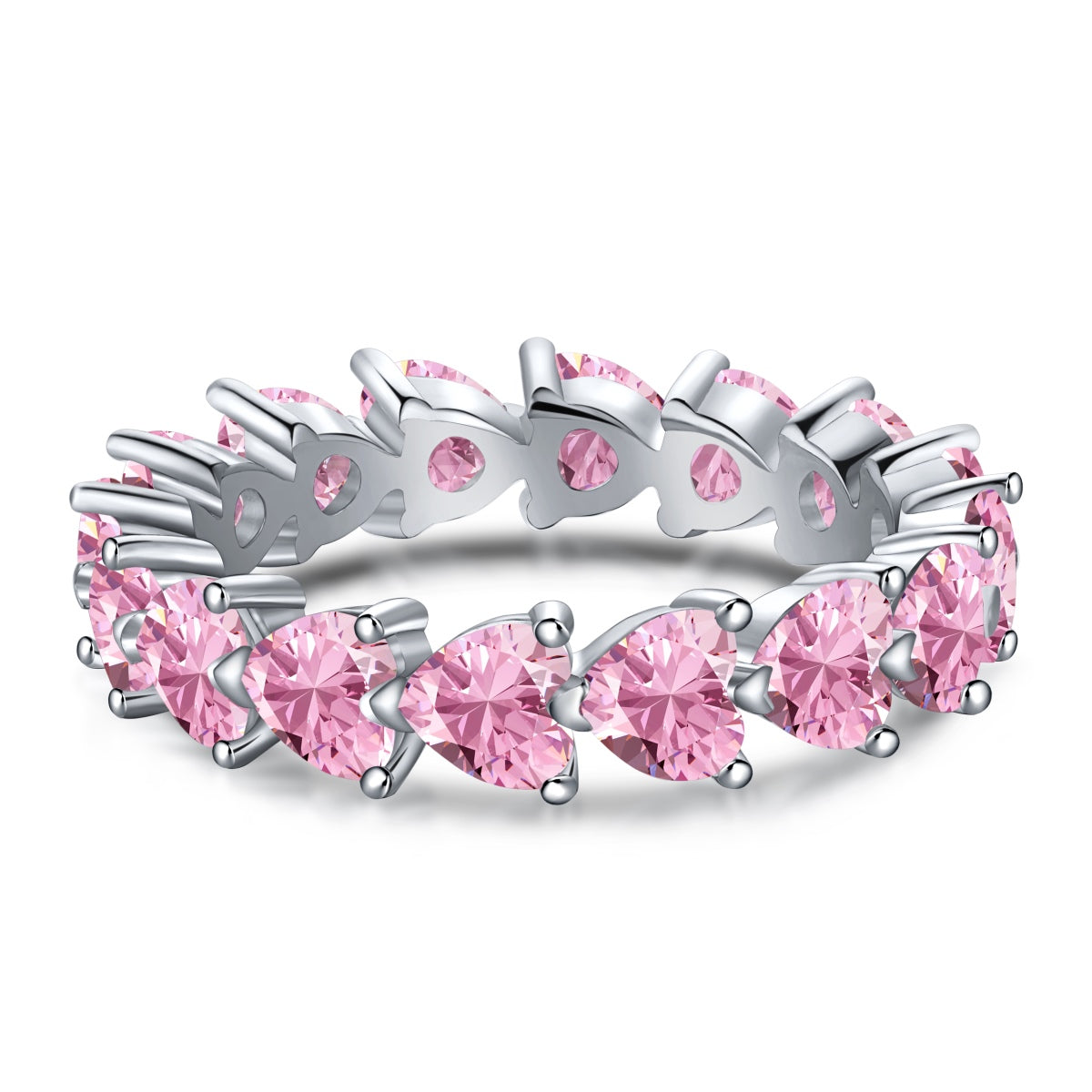 [Marin Jewelry]0.25 Carat Radiant Romance Heart Cut Lover Ring