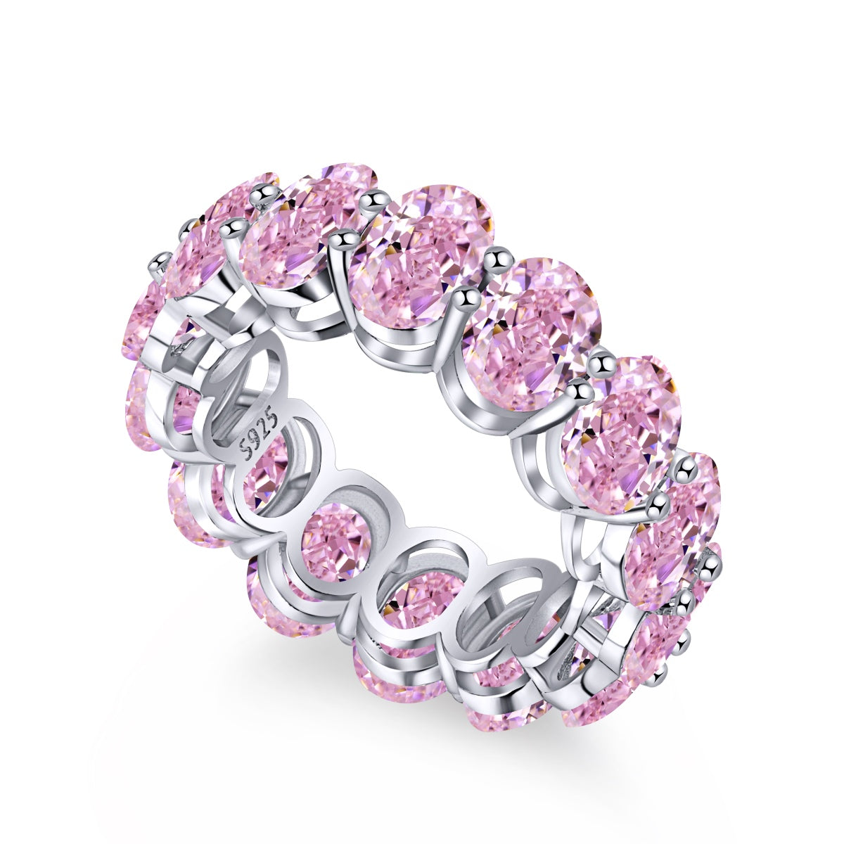 [Marin Jewelry]Dainty Elongated Cushion Cut Tennis Ring