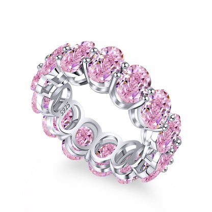 [Marin Jewelry]Dainty Elongated Cushion Cut Tennis Ring