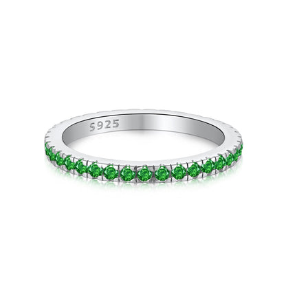 [Marin Jewelry]Delicate Sparkling Round Cut Daily Ring