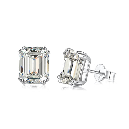 [Marin Jewelry]Dazzling Square Shape Earrings