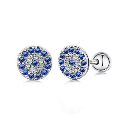 [Marin Jewelry]Devil's Eye Ear Bone Nail Earrings